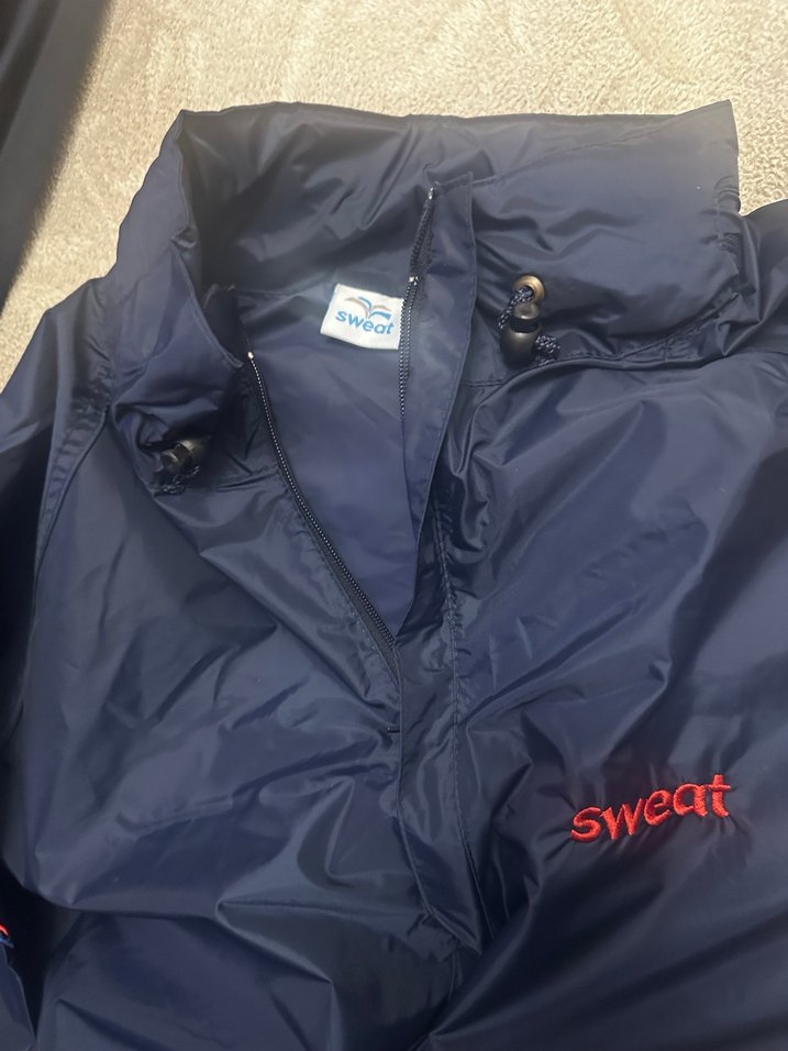 Kapüşonlu Fermuarlı Erkek Zayıflama Eşortmanı - Görsel 2