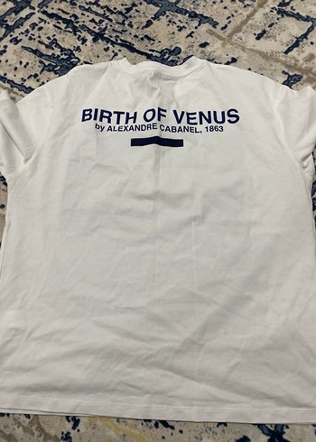 Zara Baskılı Beyaz Tişörtü, Kısa Kollu