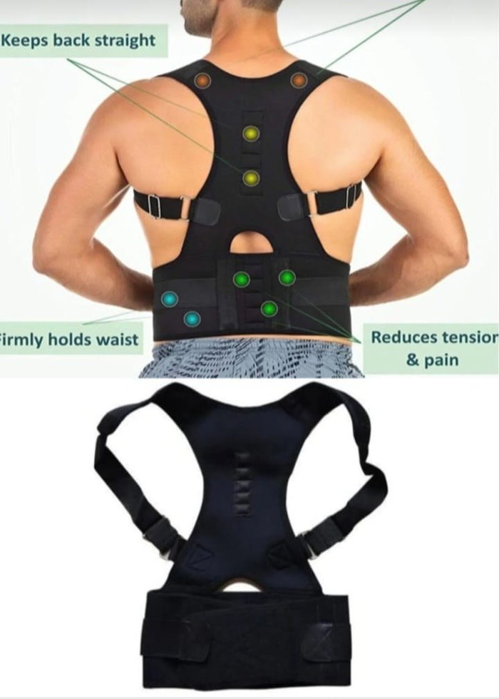 Dik duruş korsesi ortopedik kamburluk önleyici bel sırt omuz - Görsel 4
