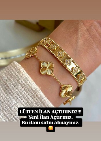 Diğer VAN CLEEF YONCA GOLD BİLEKLİK ÇELİK