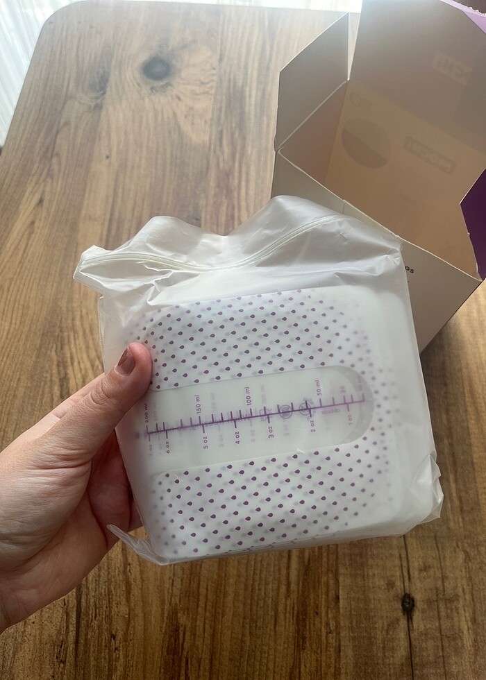 Anne sütü saklama poşeti - Görsel 4