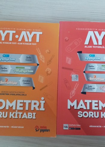 AYT Geometri ve Matematik Soru Kitapları