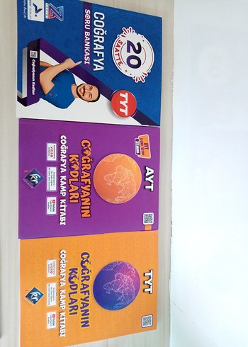 TYT ve AYT Coğrafya Soru Bankası ve Kamp Kitapları