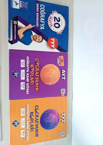  TYT ve AYT Coğrafya Soru Bankası ve Kamp Kitapları