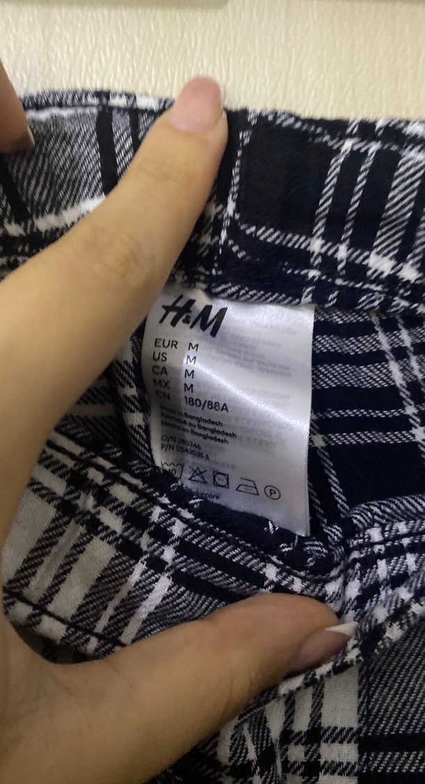 H&M Kareli Eşofman - Görsel 2