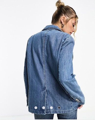 xs Beden Jean Blazer Pull and Bear