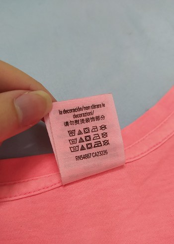 m Beden pembe Renk ORJİNAL Pink Victoria Secret y2k Tee T-Shirt