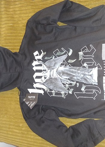 Kadın Siyah Kapüşonlu İnce Sweatshirt TRAPSTAR - Görsel 5