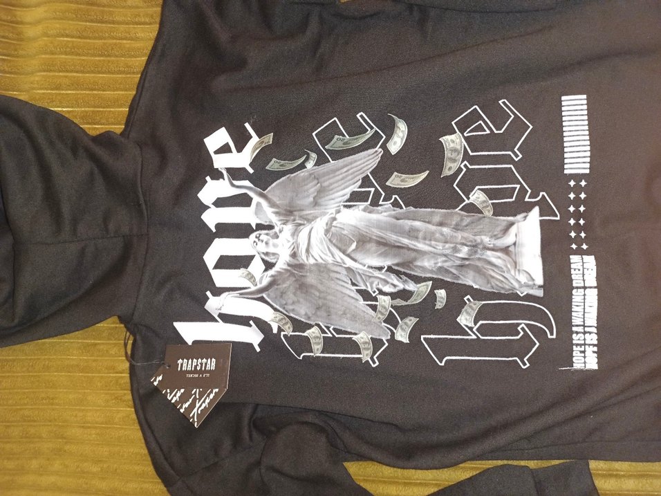 Kadın Siyah Kapüşonlu İnce Sweatshirt TRAPSTAR - Görsel 3