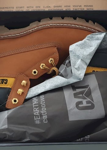 Caterpillar Kahverengi Deri Bağcıklı Bot - Görsel 3