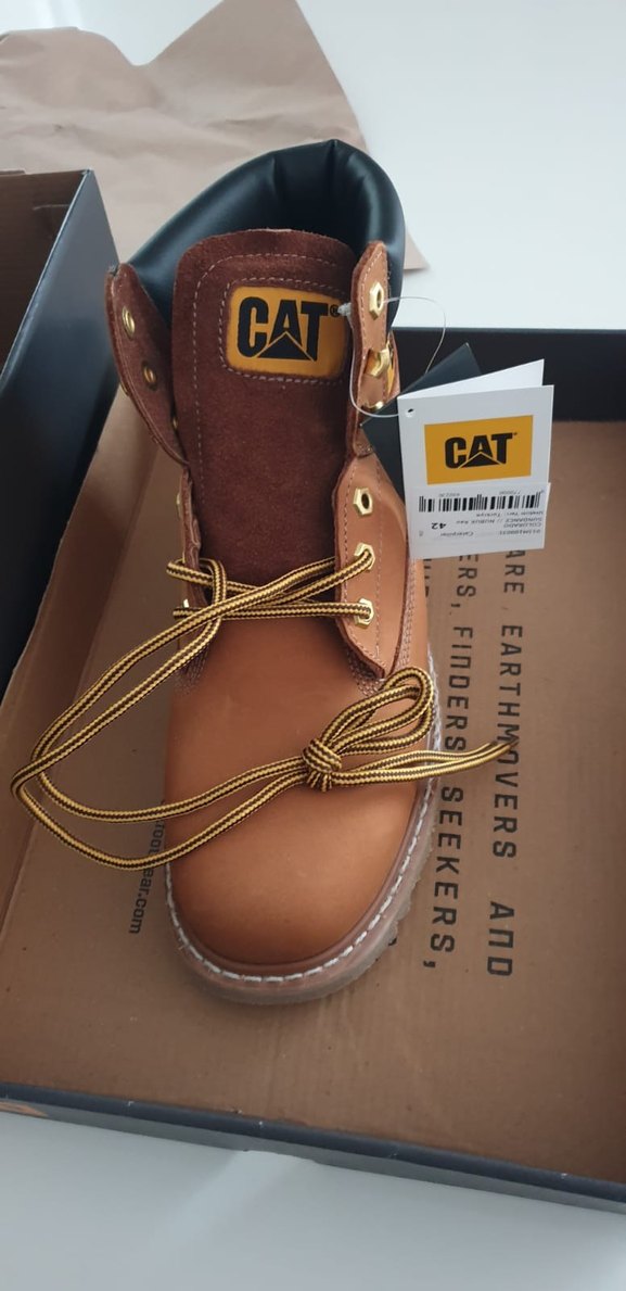 Caterpillar Kahverengi Deri Bağcıklı Bot - Görsel 2