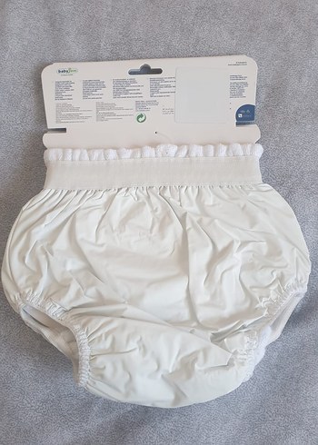 babyJem Pastel Mavi beyaz alıştırma  Külot 2'li - Görsel 3