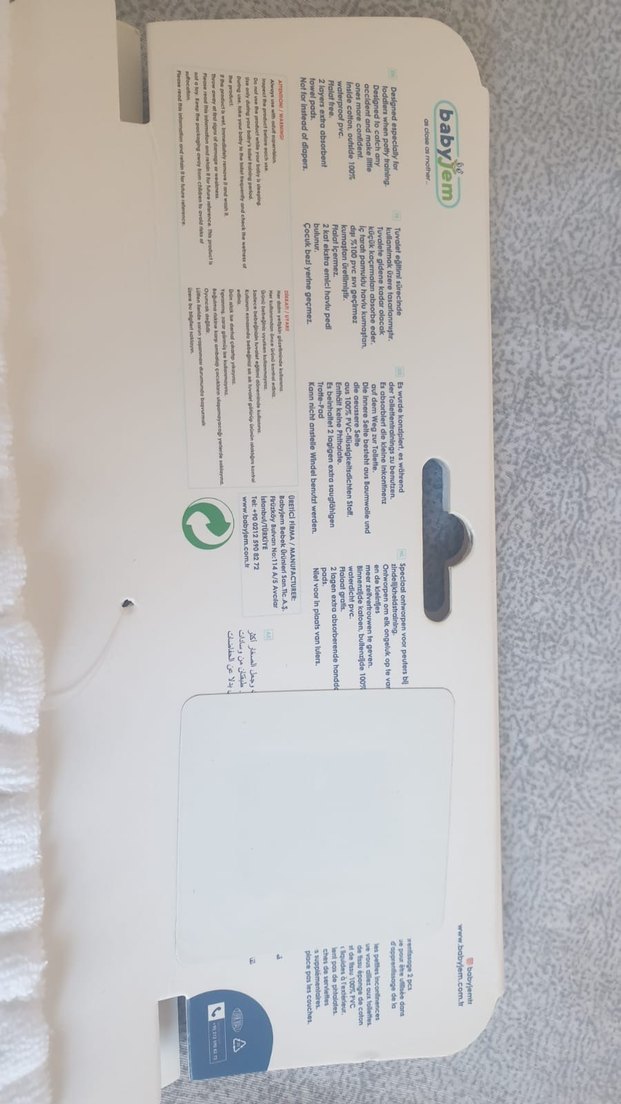 babyJem Pastel Mavi beyaz alıştırma  Külot 2'li - Görsel 4