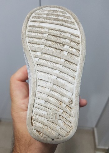 USPA Beyaz Erkek Çocuk Spor Ayakkabı Velcro - Görsel 7