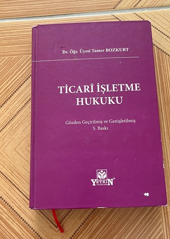 Ticari İşletme Hukuku Kitabı - 5. Baskı
