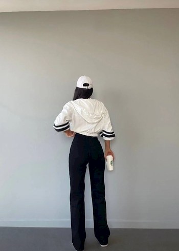 Kadın Regular Fit Siyah Denim Pantolon - Görsel 2