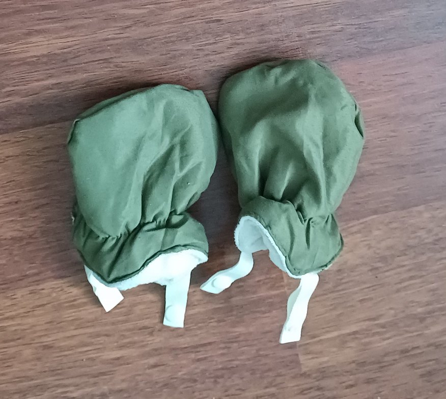 Kapüşonlu Yeşil Bebek Tulumu - Görsel 5