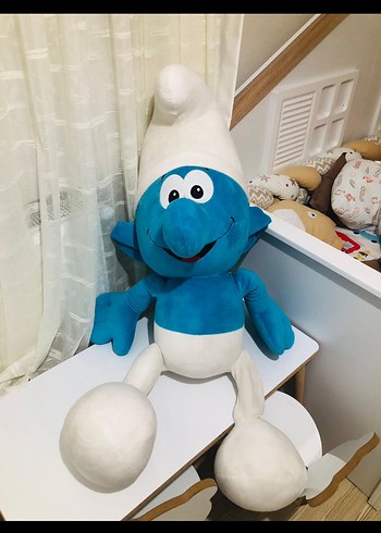 Mavi Peluş Şirin Oyuncak