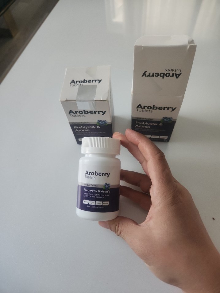 Aroberry Prebiyotik & Aronia Tablet 40'lı - Görsel 2