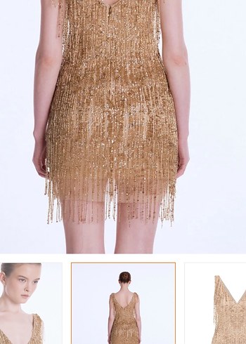 ADL Gold after party elbisesi - Görsel 5