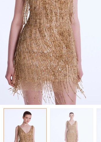 ADL Gold after party elbisesi - Görsel 2