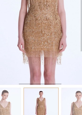 ADL Gold after party elbisesi - Görsel 3