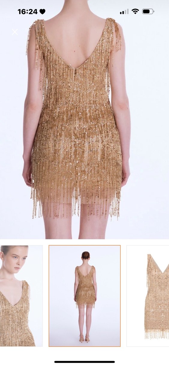 ADL Gold after party elbisesi - Görsel 5