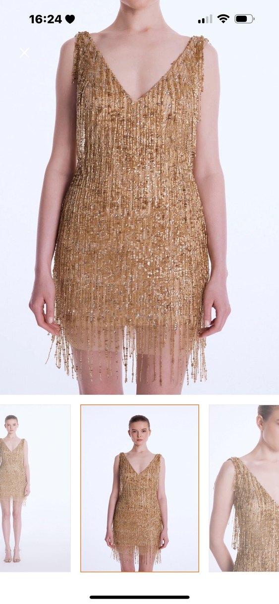 ADL Gold after party elbisesi - Görsel 4