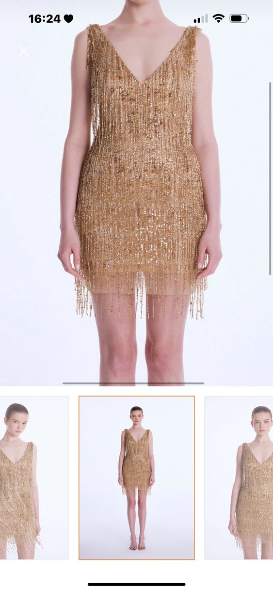 ADL Gold after party elbisesi - Görsel 3