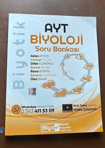 AYT Biyoloji Soru Bankası - Biyotık