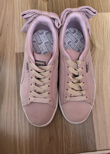 37 Beden pembe Renk Pembe Fiyonklu Kadın Spor Ayakkabı