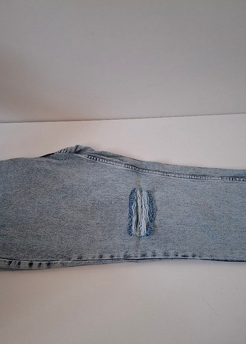 Trendyol & Milla Düğmeli Gri Mini Denim Kadın Kot Pantolon milla