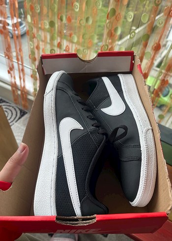 Siyah Beyaz Nike Spor Ayakkabı - Görsel 5