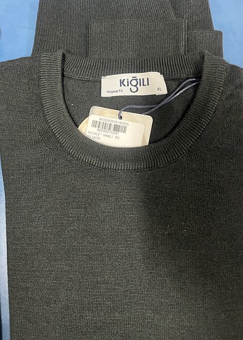 Gri Erkek Bisiklet Yaka Triko Kazak - Görsel 2