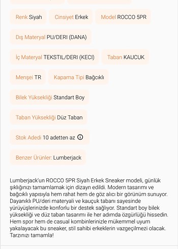 LUMBERJACK DERİ AYAKKABI - Görsel 6