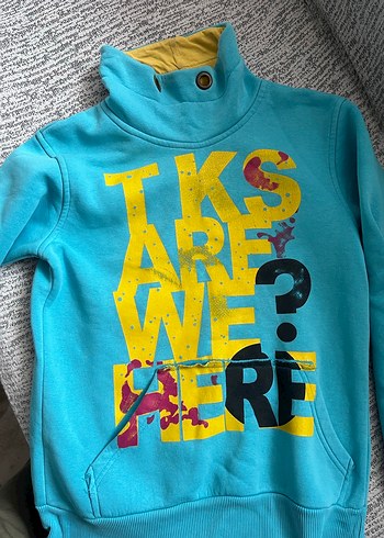 Renkli Baskılı Erkek Sweatshirt - Görsel 2