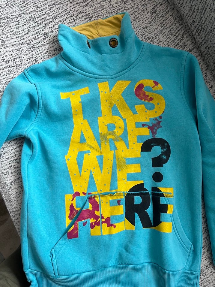 Renkli Baskılı Erkek Sweatshirt - Görsel 2