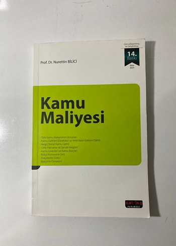Kamu Maliyesi - Prof. Dr. Nurettin Bilici