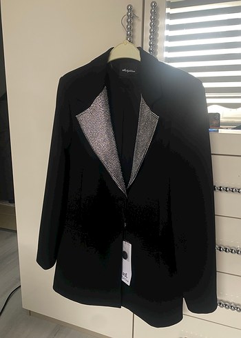 Adl Siyah Kadın Blazer Ceket - Görsel 3