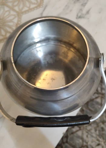 Parlak Beyaz Çaydanlık - Görsel 2