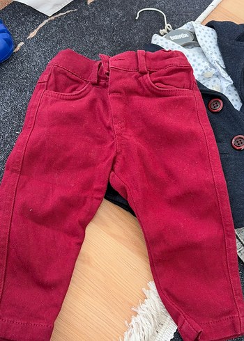 Gri Desenli Erkek Çocuk Takım Elbise alt üst - Görsel 5