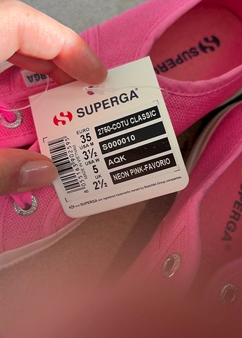 Pembe Superga Kadın Spor Ayakkabı - Görsel 3