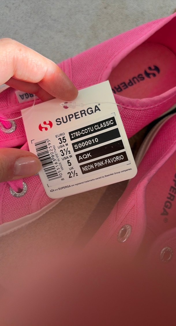 Pembe Superga Kadın Spor Ayakkabı - Görsel 3
