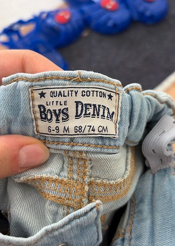 Gri Erkek Çocuk Bol Kesim Kot Pantolon - Görsel 3