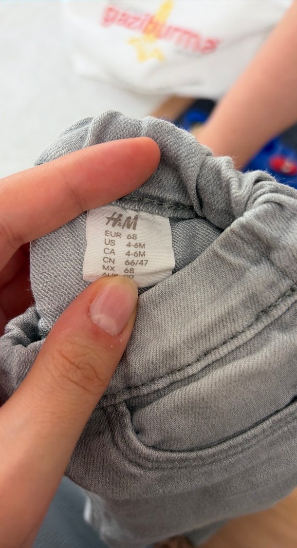 Gri Erkek Çocuk Denim Pantolon - Görsel 3