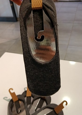 Gri Erkek Midi Çorap babet çorap 5'Lİ - Görsel 2