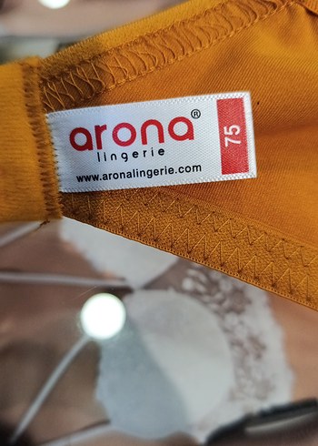 Parlak Turuncu Bohem Tarzı Örgü Büstiyer 75 beden hafif dolgulu - Görsel 6