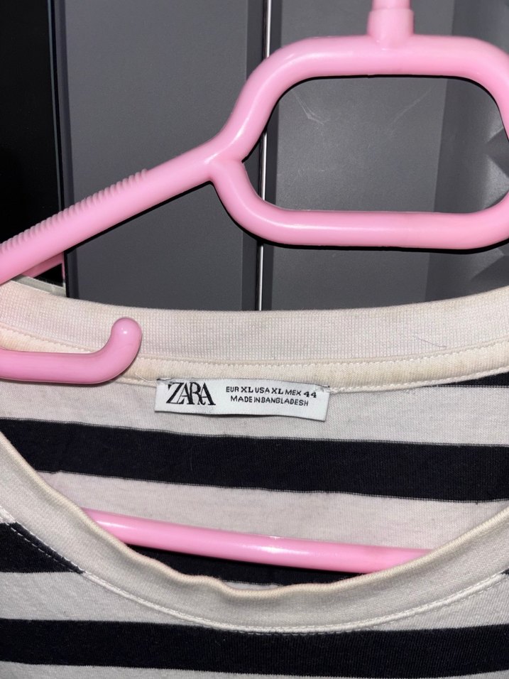 Zara çizgili erkek tişört - Görsel 2