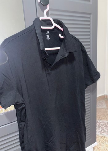 H&M marka Polo Yaka Tişört - Görsel 3