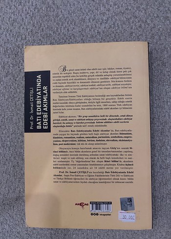  Batı Edebiyatında Edebi Akımlar Kitabı